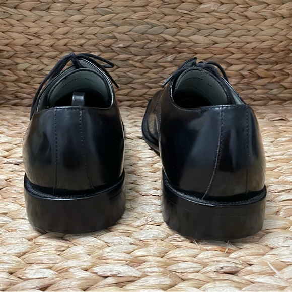 Kenneth‎ Cole New York Men\'s Town Hall Oxford leather dress shoes in black main image 4